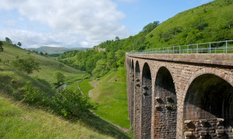 Smardale nature reserve and viaduct - copyright John Morrison