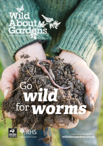 image of earth worms gardening guide front cover