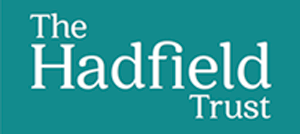 The Hadfield trust logo - green and white