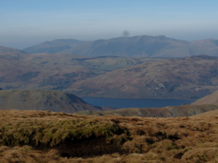 Image of view across Martindale and Ullswater to Helvellyn