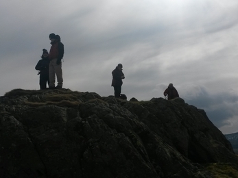 Writers on the hill at Eycott Hill