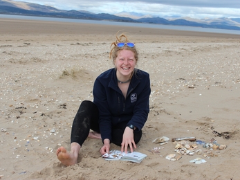 Image of Lucy Mather Marine Futures Intern credit Cumbria Wildlife Trust