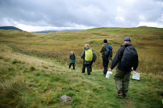 Volunteers at Eycott Hill © Emily Dodd