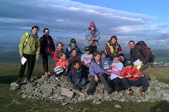 Kendal Kingfishers Wildlife Watch Group on Cunswick Scar