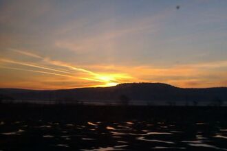 Aunrise over Arnside Knott