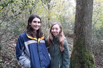 Jade Allen and Melanie Shears - apprentice conservation officers October 2018