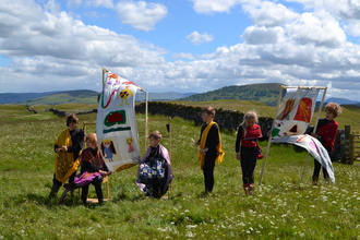 Penruddock Primary School at Eycott Hill Nature Reserve © Prism Arts