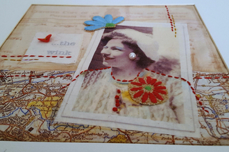 Picture of a finished texyile memory piece