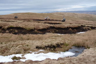 Peatland damage at Tebay Common