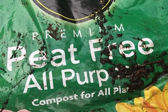 Peat free compost label