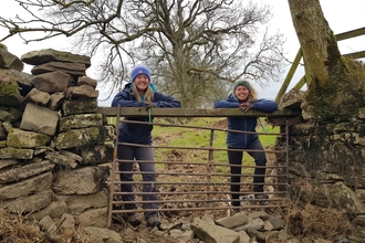 Image of Keziah Taylor (left) and Shannon Horrocks © Cumbria Wildlife Trust