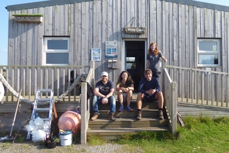 Image of O'Neil Architects at South Walney Nature Reserve credit Cumbria Wildlife Trust