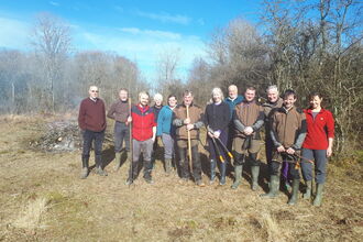 Dubbs Moss Sonservation day scrub clearance