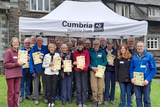 Image of winners of Badgers Paw Awards 2023 credit Cumbria Wildlife Trust