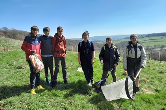 Young Volunteers at Staveley woodland 2023 Eve Mulholland