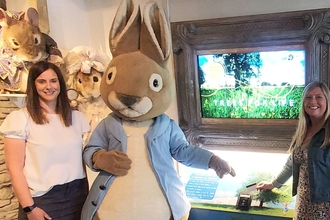 Image of Peter Rabbit Experience with Hazel Jones credit Cumbria Wildlife Trust