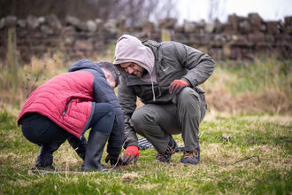 Plug Planting Cumberland Community Day, Penrith, October 2023