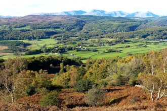 Rusland Valley and Coniston Fells from Rusland Heights © Teresa Morris