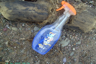 Disgarded detergent spary