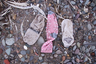 Items of clothing found on the beach