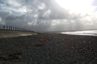 Stormy weather over North Allonby Beach