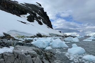 Antarctica ice and sea