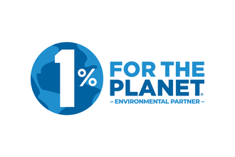 One percent for the planet logo 