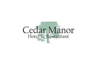 Cedar Manor hotel and restaurant logo 