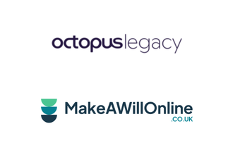 Octopus legacy logo and make a will online logo combo