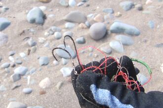 Nasty rusty fish hooks