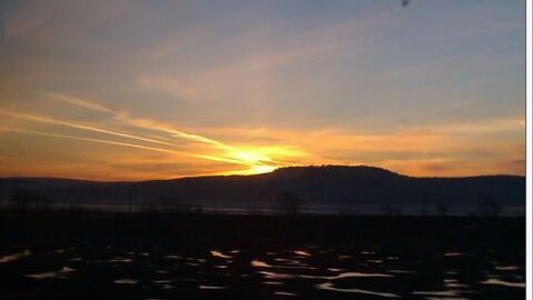 Aunrise over Arnside Knott