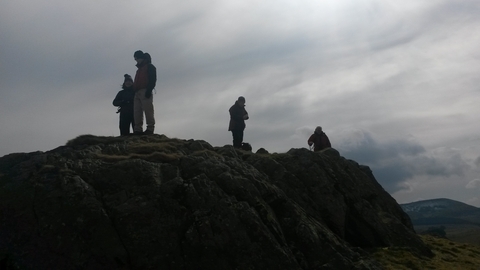 Writers on the hill at Eycott Hill