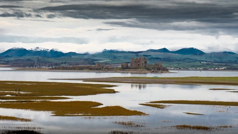South Walney view of Peil Castle