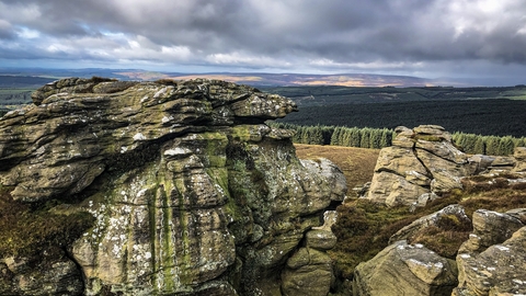 Image of Christianbury Crag from Cumbria rocks credit Ian Jackson