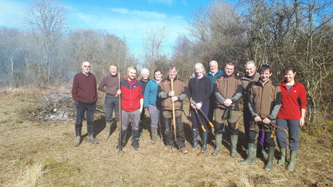 Dubbs Moss Sonservation day scrub clearance
