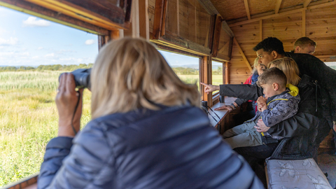 Family event bird watching Foulshaw Moss CWT