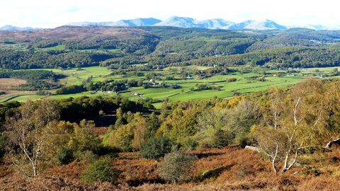 Rusland Valley and Coniston Fells from Rusland Heights © Teresa Morris