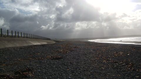 Stormy weather over North Allonby Beach