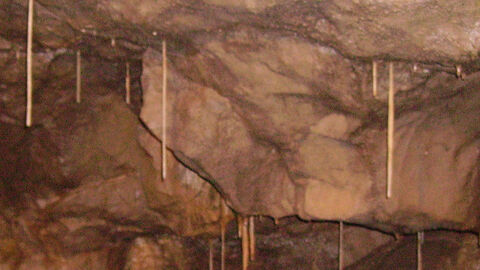 White Scar Cave stalactites