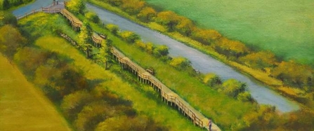 artists impressions of smardale nature reserve development plan- copyright William H Jones