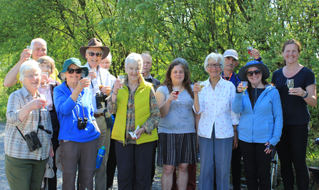 Image of 20th anniversary walk at Foulshaw Moss Nature Reserve