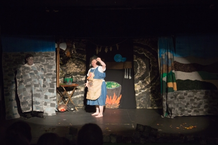 Jenny Greenteeth in The Trolls of Eycott Hill performance © Emily Dodd