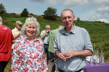 Image of Anne Miller and Peter Bullard at Lowick Common, 2018