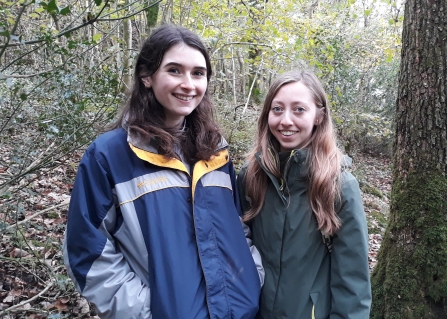 Jade and Melanie, conservation apprentices
