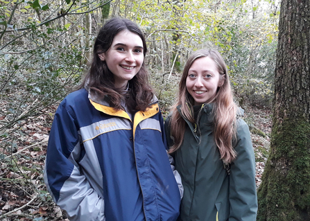 Jade and Melanie, conservation apprentices