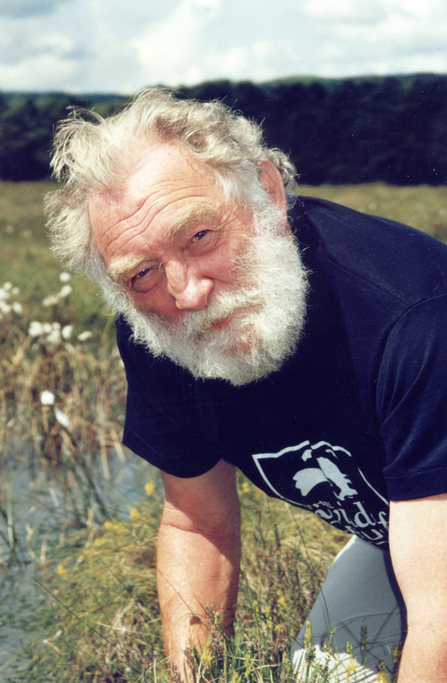 Image of David Bellamy at Meathop Moss