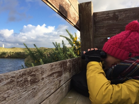 Bird watchers Walney