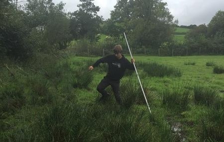 Hedgerow surveying Isaac 2016