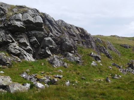 One of the many volcanic outcrops on the nature reserve © Oscar Adams