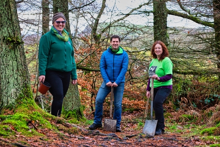 Image of inov-8 tree planting at Staveley Woodlands